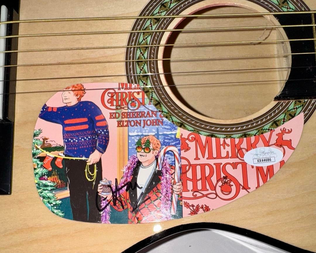 Elton John Signed Guitar - JSA COA #02